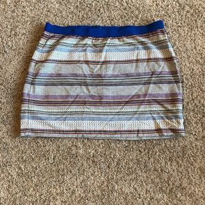 Tribal print gap mini skirt
